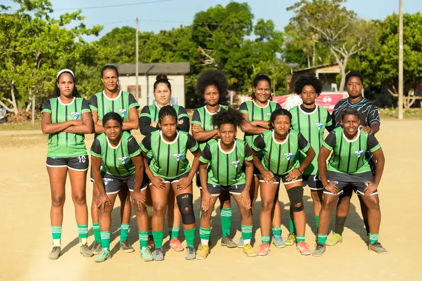 Time do Curiaú, primeiro campeão feminino da Copa Quilombola do Amapá