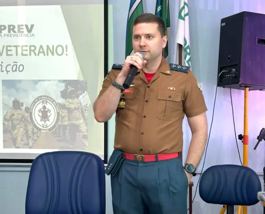 O capitão BM Ramalho, representou a Amprev