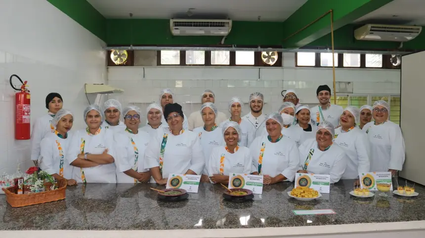 Estudantes de gastronomia 