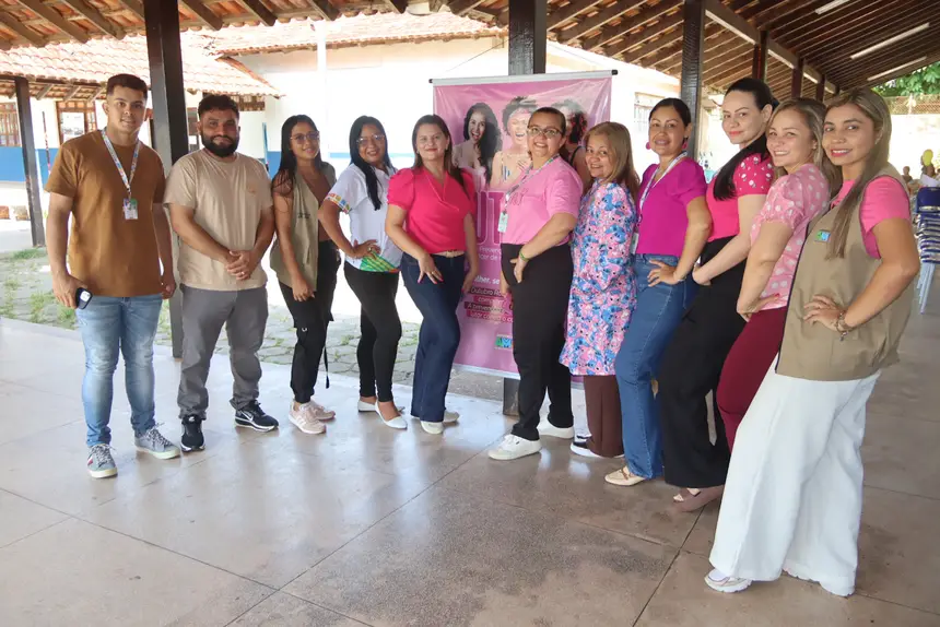 Equipe de saúde das ações itinerante dos habitacionais