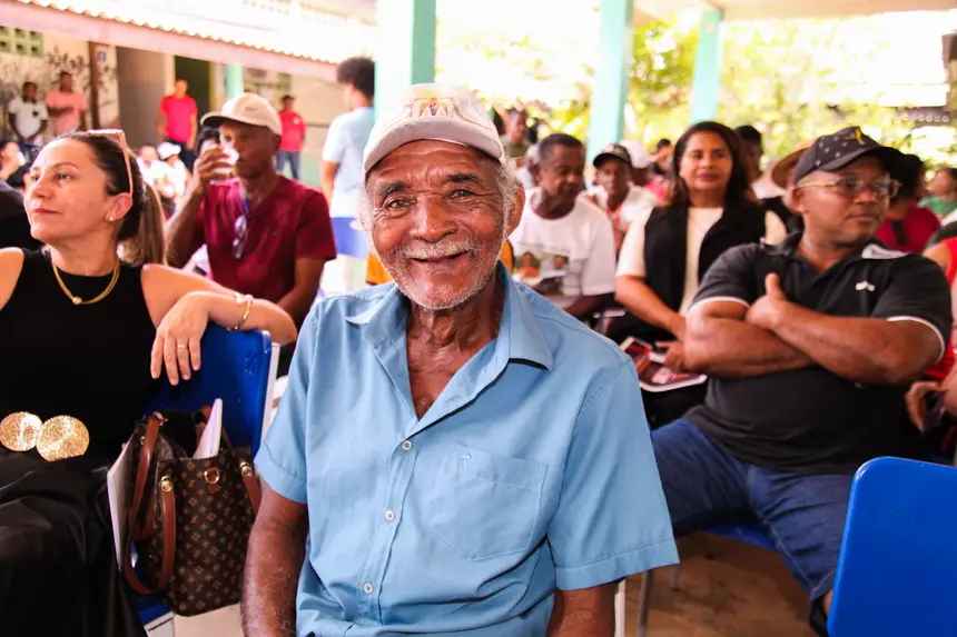Líder comunitário do Curiaú, Joaquim da Paixão, conhecido como "Seu Carolina" 