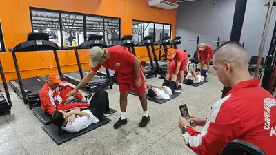 notícia: Candidatos da 3ª turma do concurso do Corpo de Bombeiros Militar 2022 realizam etapa do Teste de Aptidão Física 