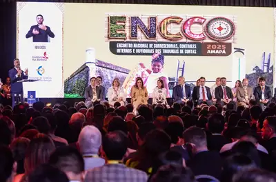 notícia: ’Encontro antenado à realidade transparente que a gente vive’, evidencia governador Clécio Luís sobre evento de Tribunais de Contas sediado no Amapá