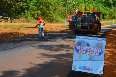 notícia: Asfalto novo: Governo do Amapá garante melhor mobilidade urbana para população de sete municípios