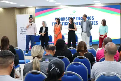 notícia: Governo do Amapá sedia Workshop Regional de Destinos Turísticos Inteligentes e reforça compromisso com o turismo sustentável