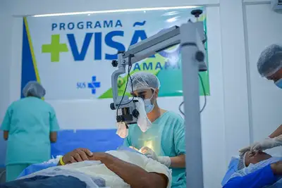notícia: Mais Visão: Governo do Amapá contabiliza quase 698 mil procedimentos realizados pelo programa, entre janeiro de 2023 a setembro de 2025
