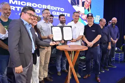notícia: 'Existe no Amapá um ambiente favorável para o empreendedor rural acessar microcréditos', diz Clécio, em anúncio de R$ 500 milhões para financiamentos