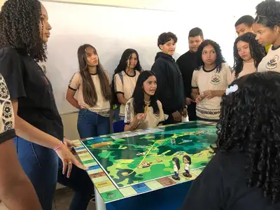 notícia: Escola quilombola do Amapá conquista 1º lugar na etapa regional da Olimpíada Brasileira de Cartografia