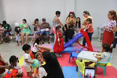 notícia: Hospital da Criança e do Adolescente celebra o Dia das Crianças com saúde, diversão e muito carinho, em Macapá