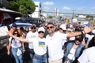 notícia: ’Uma das maiores expressões de fé e espiritualidade da história do Amapá’, destaca governador Clécio Luís no Círio de Nazaré 2025
