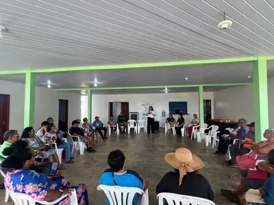 notícia: Governo do Amapá promove palestra sobre combate à violência contra idosos em Oiapoque
