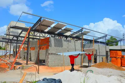 notícia: Governo do Amapá avança na execução das obras de construção do Mercado Público do Residencial Açucena, na Zona Sul de Macapá