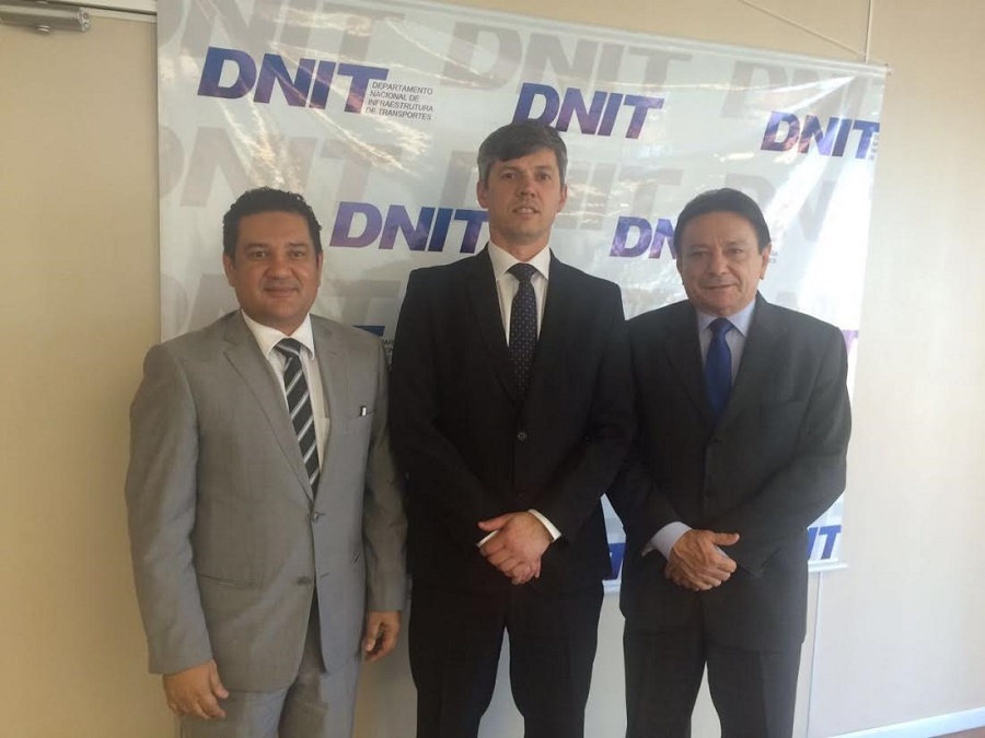 notícia: Reunião no Dnit discute construção do Pátio Aduaneiro da Ponte Binacional 