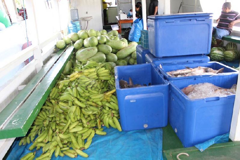 Frutas, hortaliças e pescado, produzidos na região, foram comprados pelo governo do Estado e repassado às instituições
