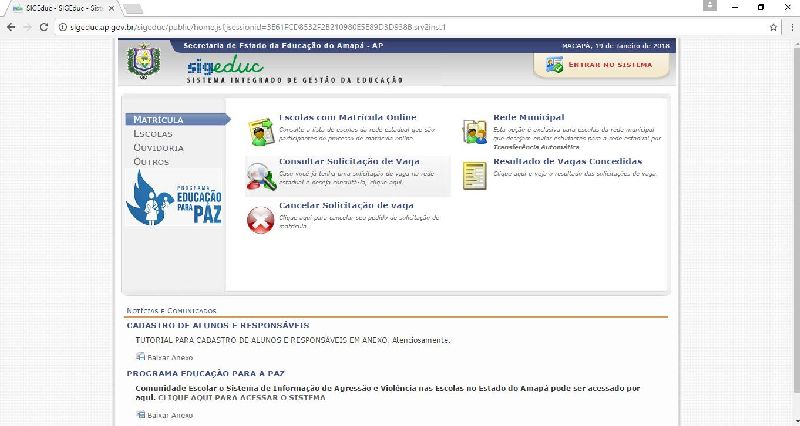 Ferramenta de modernização da gestão escolar permite lançamento de notas, frequência, planos de aulas, entre outras funcionalidades.