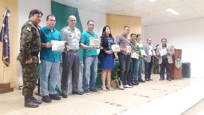 notícia: Batalhão Ambiental homenageia pessoas que contribuíram em seus 21 anos de existência