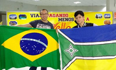 notícia: Aluno e professor representam o Amapá em feira de ciências nos EUA