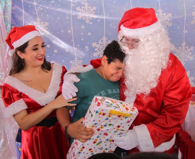 Mais de 25 mil brinquedos foram distribuídos para crianças de famílias carentes.