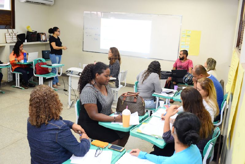 As equipes conheceram sobre a metodologia do ensino em tempo integral e estratégias de aprendizagem, durante três dias