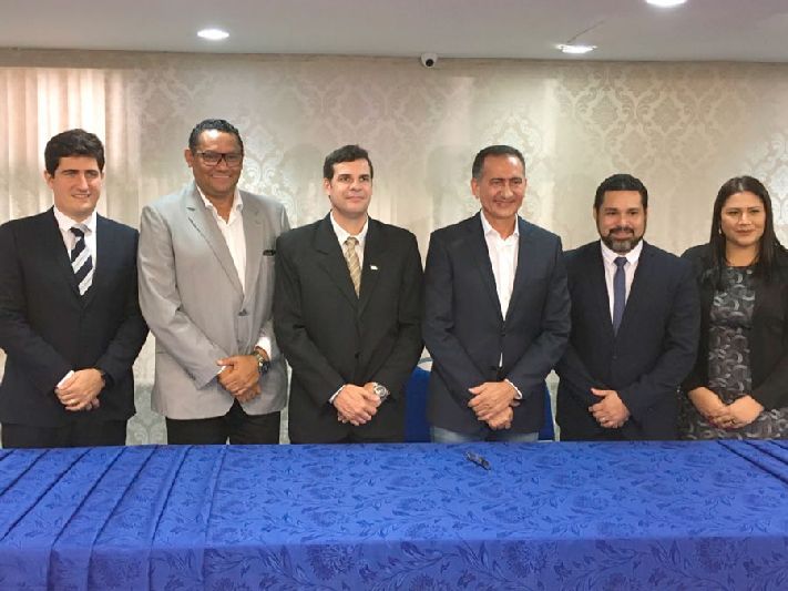 Diogo Grunho (Defenap), Evandro Milhomem (Secult), Daniel Montagner (SDR), Waldez Góes, Jorielson Nascimento (EAP) e Maria Luciane (Setur)