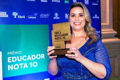 notícia: Abertas inscrições para o Prêmio Educador Nota 10
