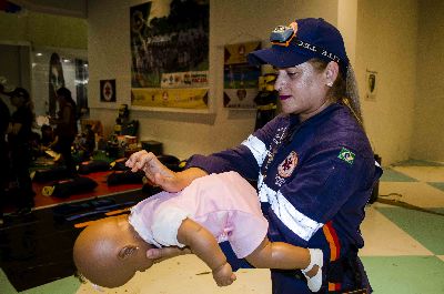 notícia: Samu celebra 13 anos de fundação com exposição de primeiros socorros