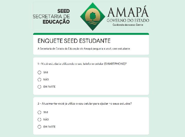 Enquetes estão disponíveis até o dia 10 de abril.