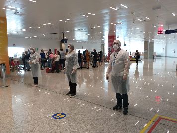 notícia: Ações de triagem da SVS no aeroporto de Macapá aumentam em julho