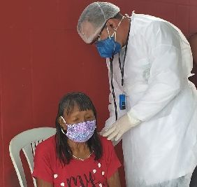 notícia: Governo realiza ação de testes rápidos para covid-19 em casas de apoio a indígenas