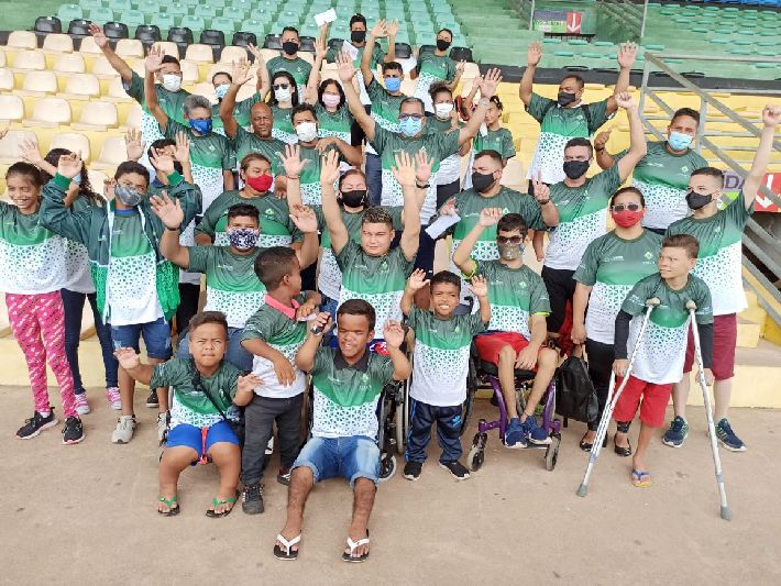 Paratletas recebem passagens e uniformes do Governo do Amapá para as Paralímpiadas Escolares