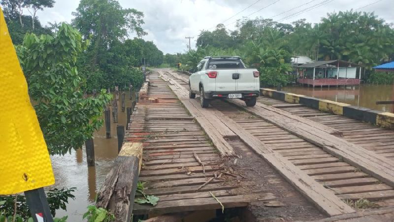 Ponte do Anauerapucu será interditada entre 8h e 12h desta quarta-feira