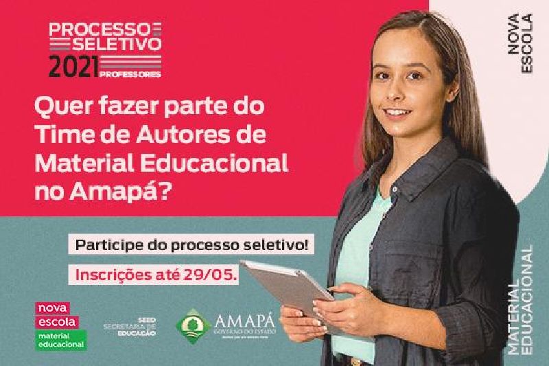 A seleção é exclusiva para professores que lecionam nas series do 4° e 5° ano do ensino fundamental.