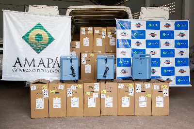 notícia: Amapá recebe 30 concentradores de oxigênio para reforçar retaguarda contra covid-19 