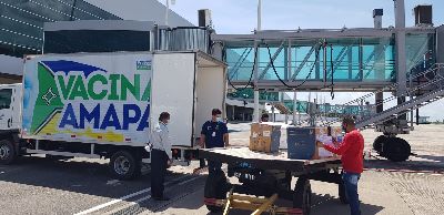 notícia: Amapá recebe 55.100 doses de vacinas contra a covid-19 em uma semana