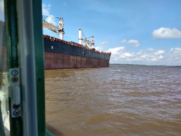 notícia: Governo confirma casos de covid-19 em tripulação de navio estrangeiro fundeado na costa do Amapá