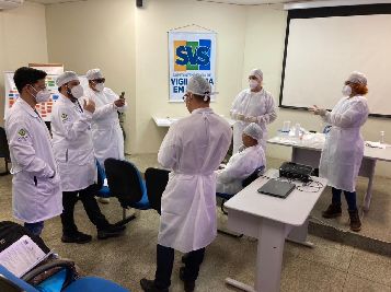notícia: SVS capacita profissionais de saúde indígena para coleta de amostras para exames respiratórios
