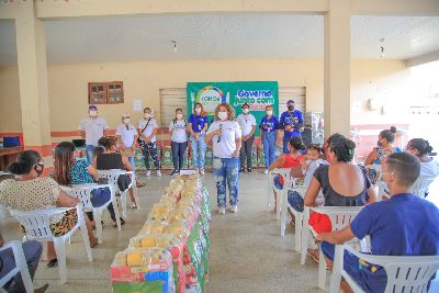 notícia: Comida em Casa: Governo garante a segurança alimentar da comunidade quilombola Maruanum