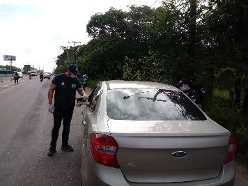 notícia: Lockdown: Forças de segurança realizam barreiras em pontos estratégicos