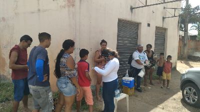 notícia: Nova etapa de campanha contra sarampo e influenza já garantiu a aplicação de mais de 47 mil imunizantes