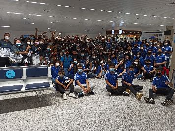 notícia: Com 240 integrantes, delegação amapaense chega ao Rio para os Jogos Escolares Brasileiros 2021