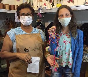 notícia: Com apoio do Governo do Estado, artesãos amapaenses fazem sucesso na Feira de Negócios do Artesanato, em Olinda