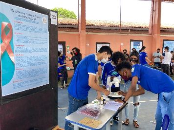 notícia: Mostra científica e cultural: estudantes desenvolvem projetos para enfrentar os desafios do século XXI 