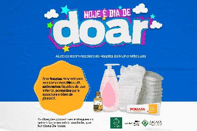 notícia: Servidores da maternidade realizam campanha de arrecadação de itens de higiene para bebês da UTINeo