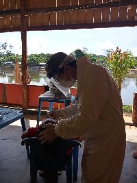 notícia: Covid-19: Governo intensifica testagem e vacinação em áreas isoladas de Oiapoque