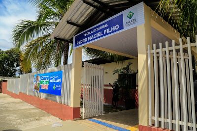 notícia: Escola de Pracuúba é homenagem à memória de agricultor que levou educação para comunidade