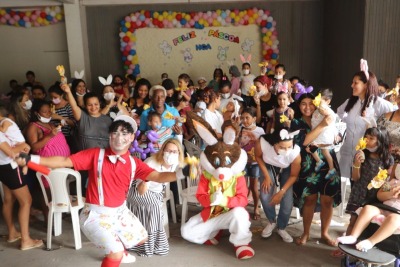 notícia: Governo realiza programação de páscoa para pacientes internados no Hospital da Criança