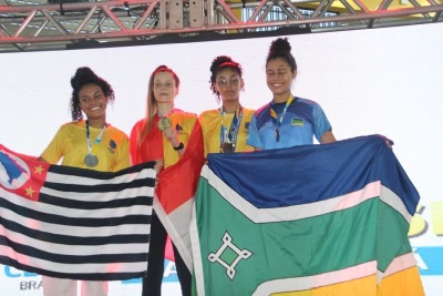 notícia: Gymnasiade: Amapá conquista 3 medalhas de bronze no 1° dia de competições