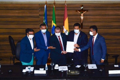 notícia: Após doação do imóvel pelo Estado, Câmara de Vereadores de Macapá será revitalizada