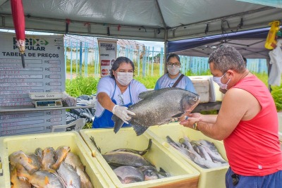 notícia: Peixe Popular: Governo prevê comercialização de mais de 50 toneladas de pescado na semana santa
