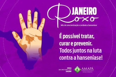 notícia: Janeiro Roxo: mês de conscientização sobre a hanseníase estimula diagnóstico e tratamento precoce